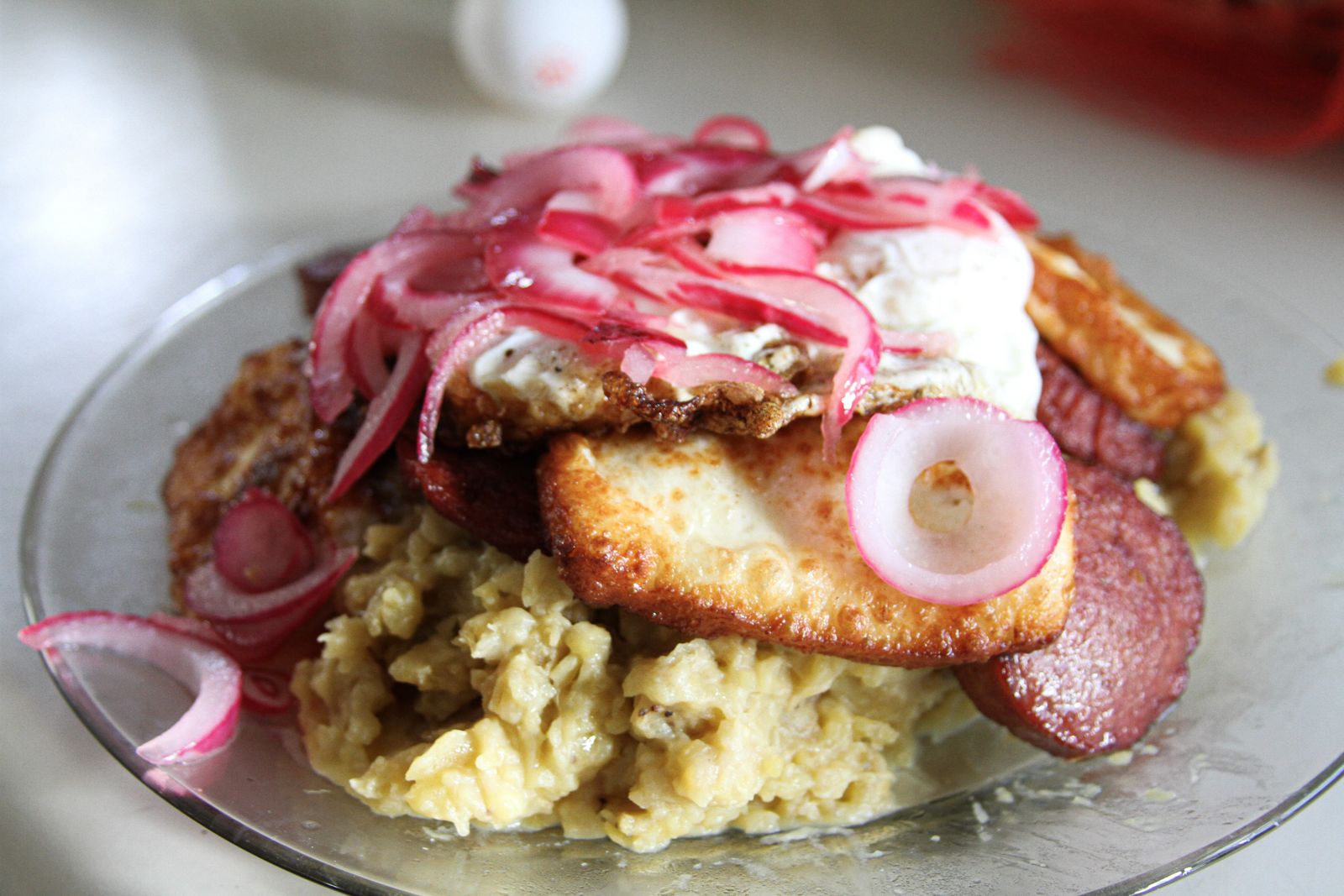 Mangu - Nationalgericht in der Dominikanischen Republik