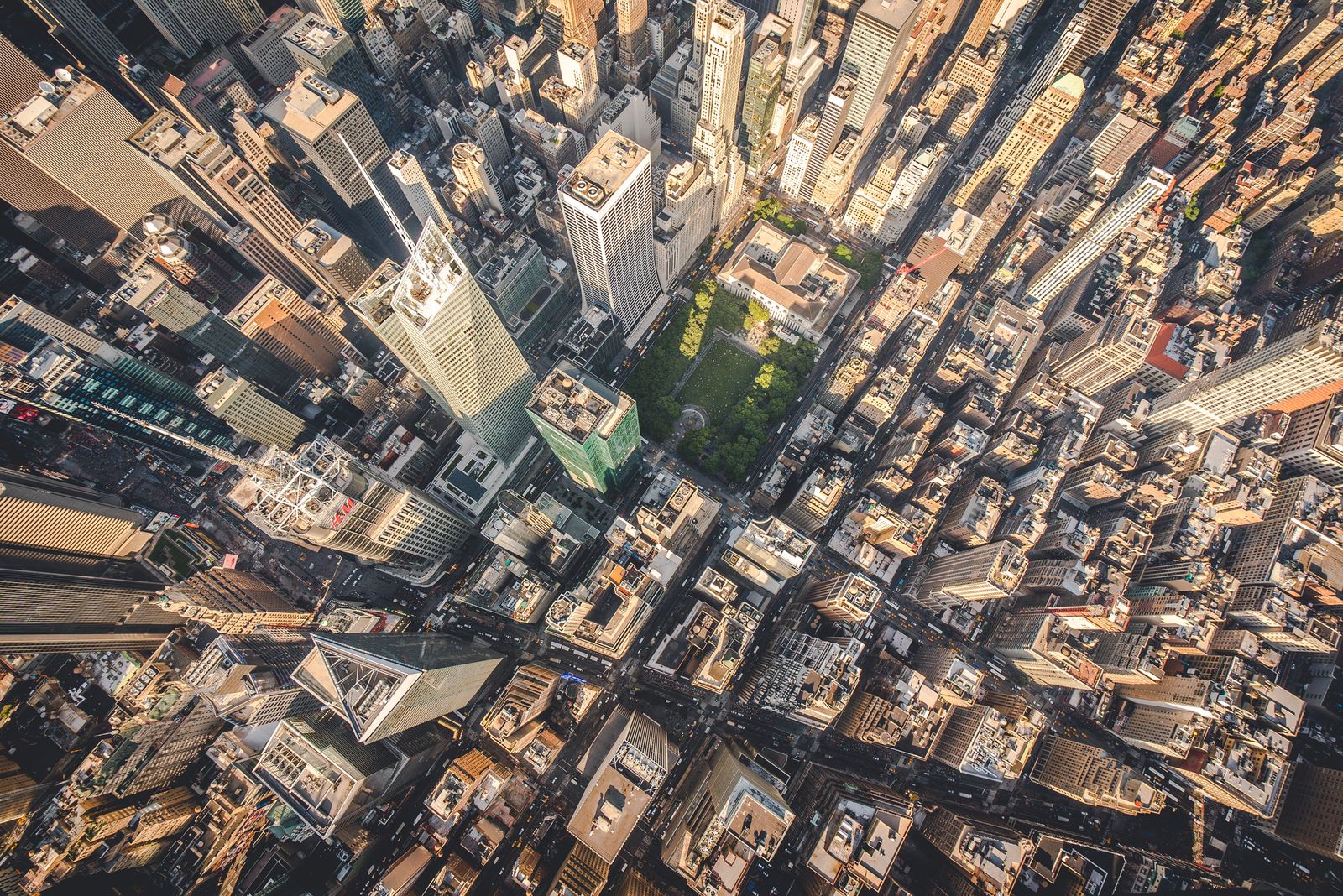 Heliflug über New York