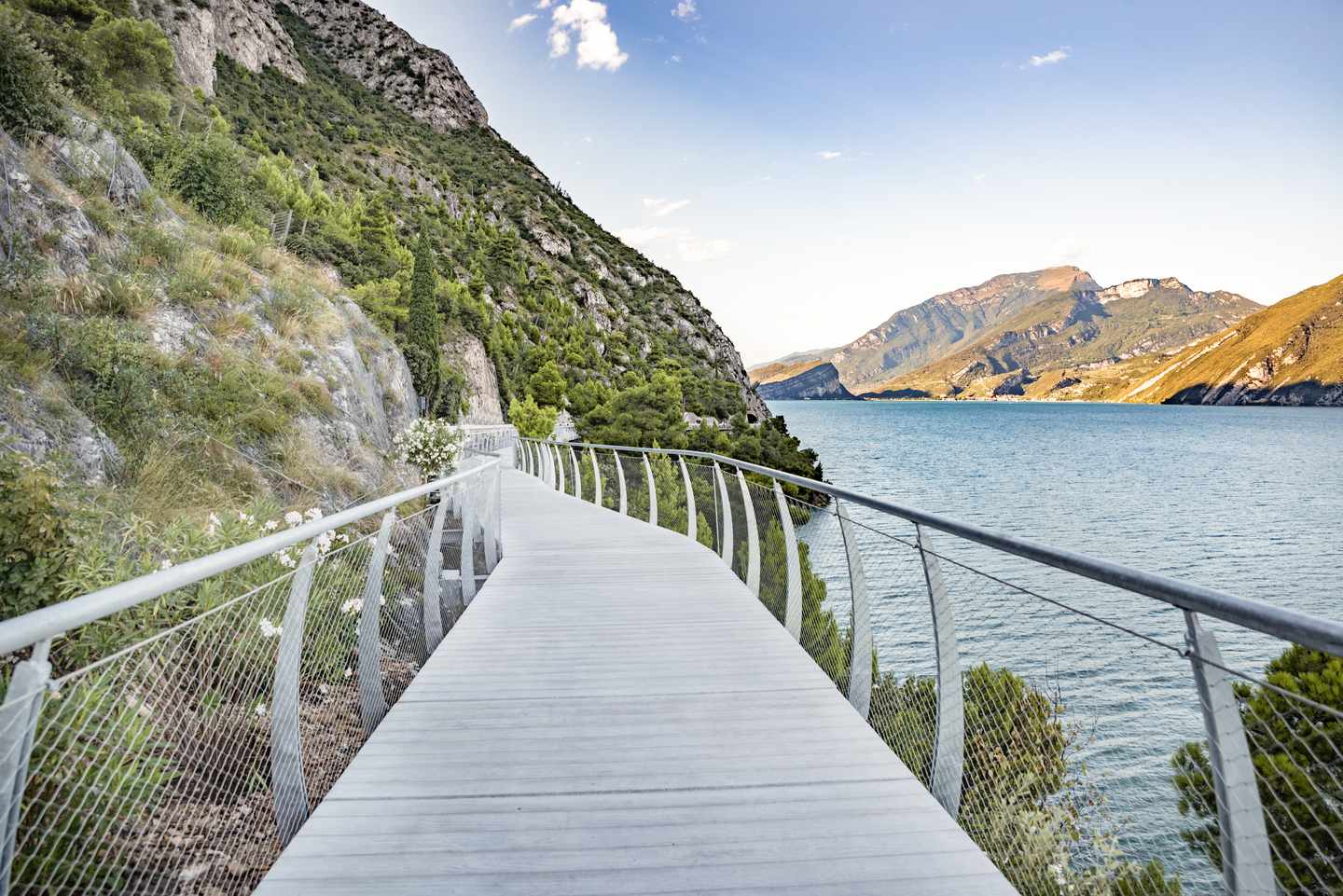 Panoramaweg am Gardasee bei Limone sul Garda