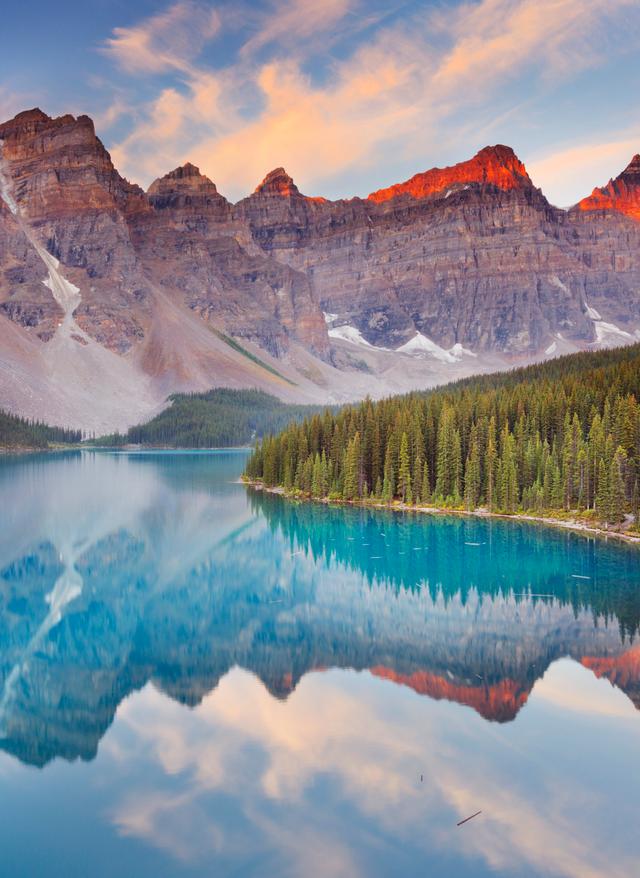 Kanada Rundreisen: Morraine Lake im Banff-Nationalpark