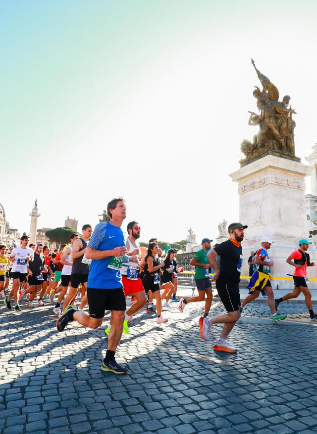 Jetzt entdecken Marathonläufer in Rom