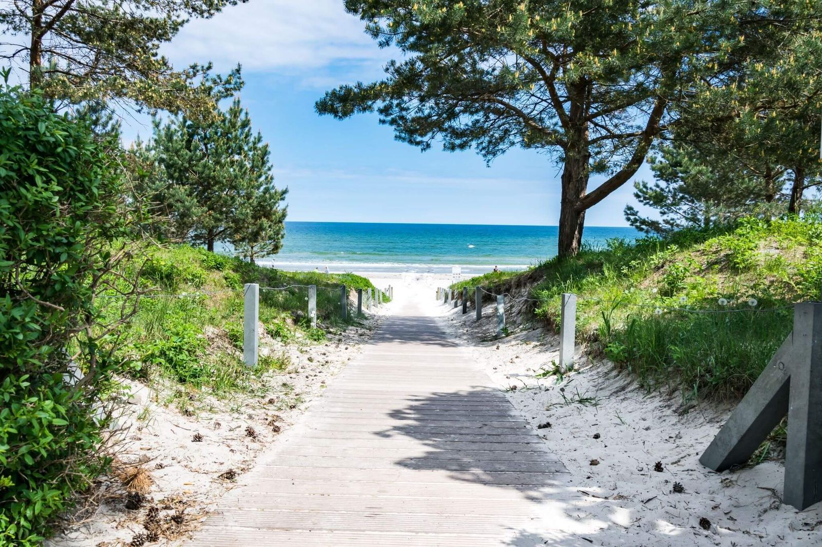 Ferien in Deutschland mit Kindern – der Strand von Binz auf Rügen