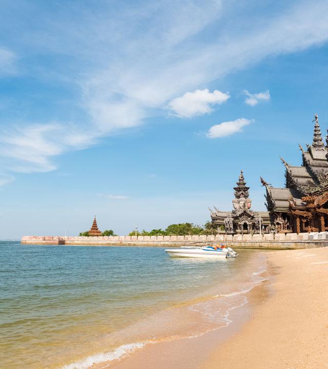 Reiseziele September. Strand von Pattaya.