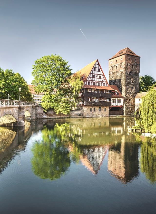 Sommer in Nürnberg Nürnberg Kaiserburg
