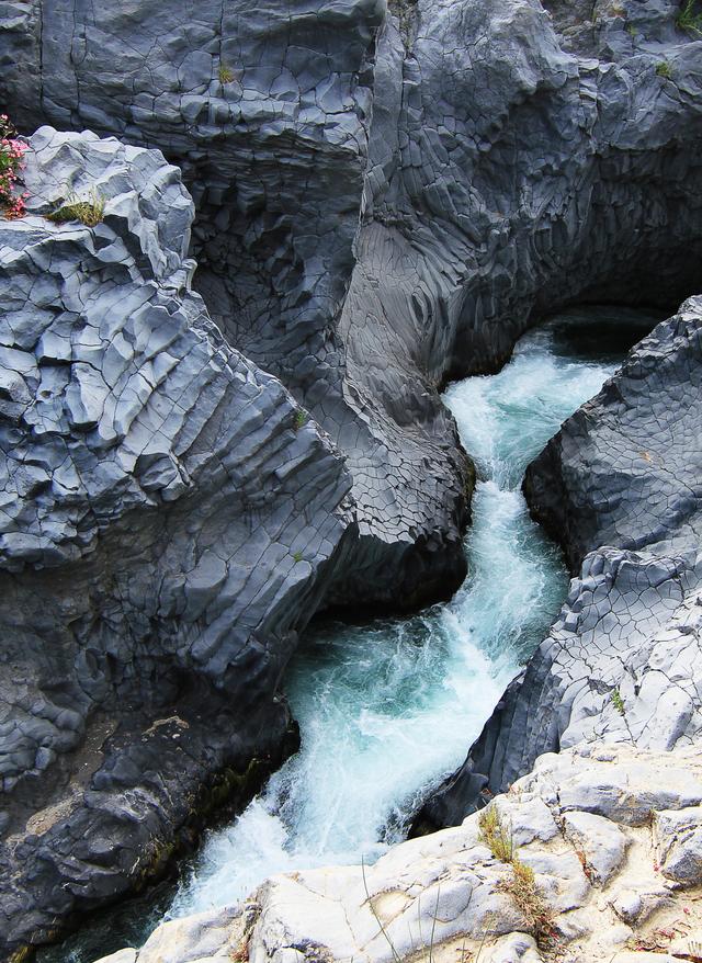 Alcantara Gorge Siziliens