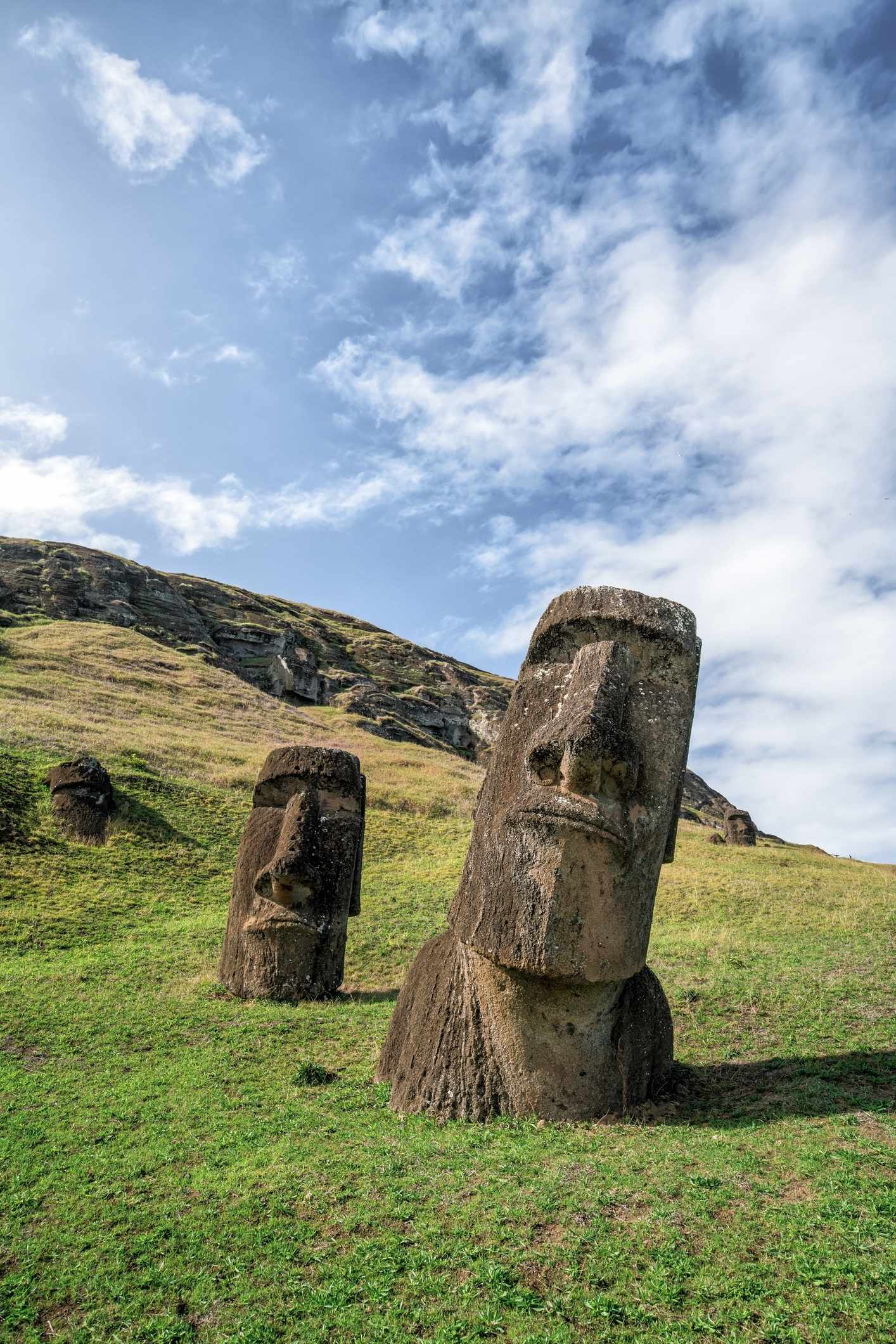 Moai Statuen auf der Osterinsel