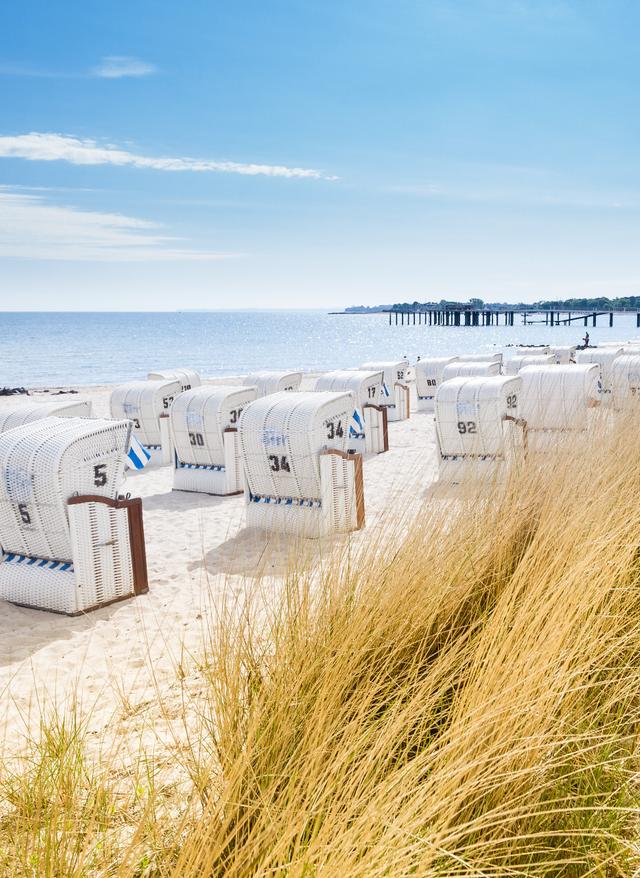 Hotel an der Ostsee buchen Strandkörbe am Timmendorfer Strand