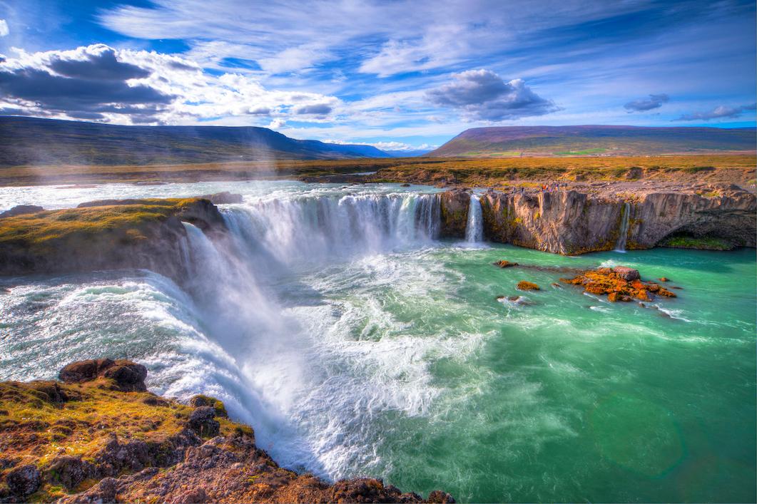 Goðafoss-Wasserfall
