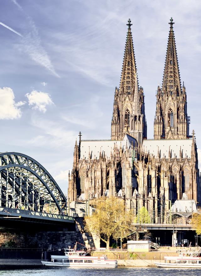 Sommer in Köln Köln Hohenzollernbrücke Dom