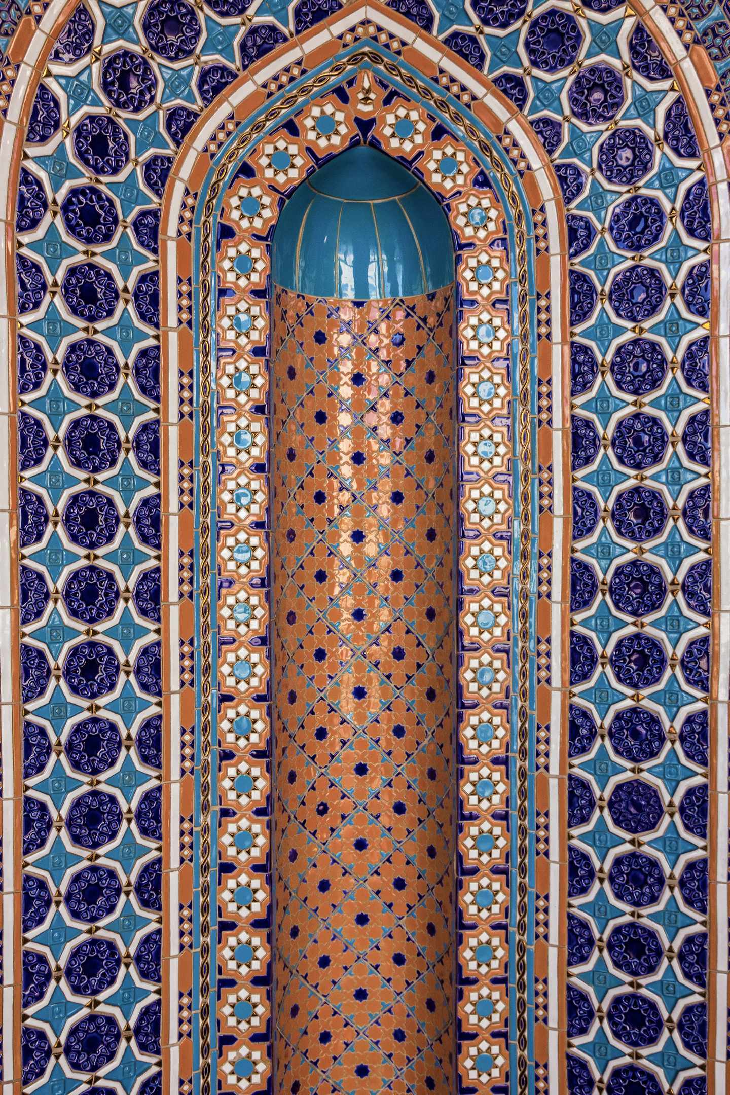 Ornamente im Muscat-Urlaub