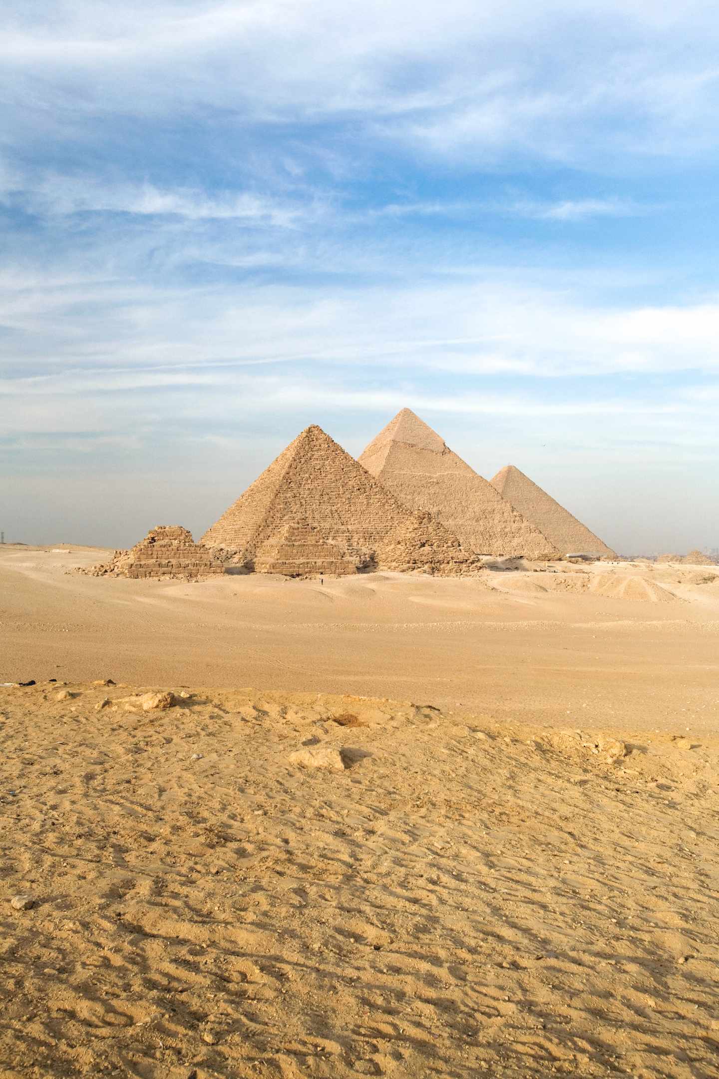 GettyImages-97248869.jpg Die Pyramiden in Giza, Ägypten.