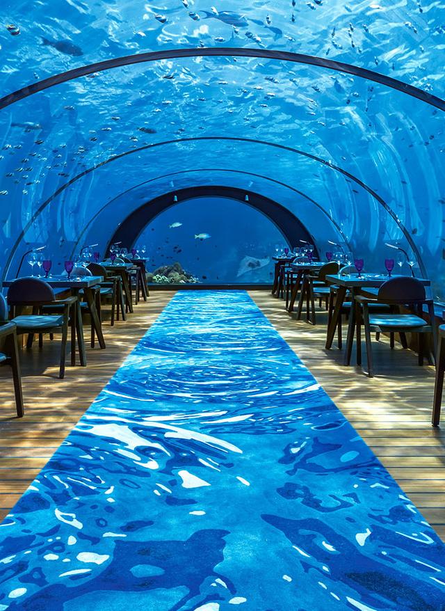 Unterwasserrestaurant Malediven