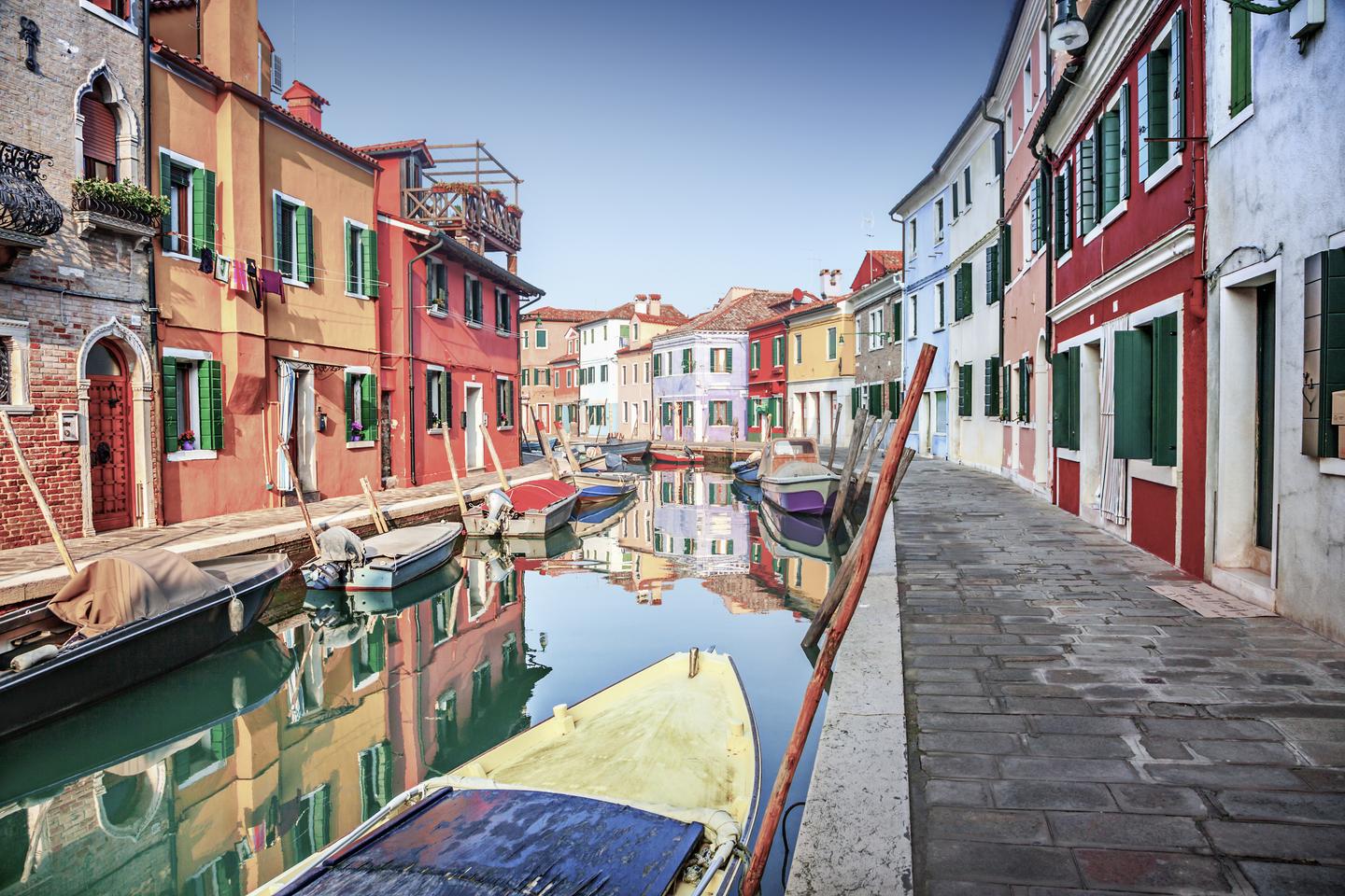 Burano - eine der bewohnten Inseln von Venedig