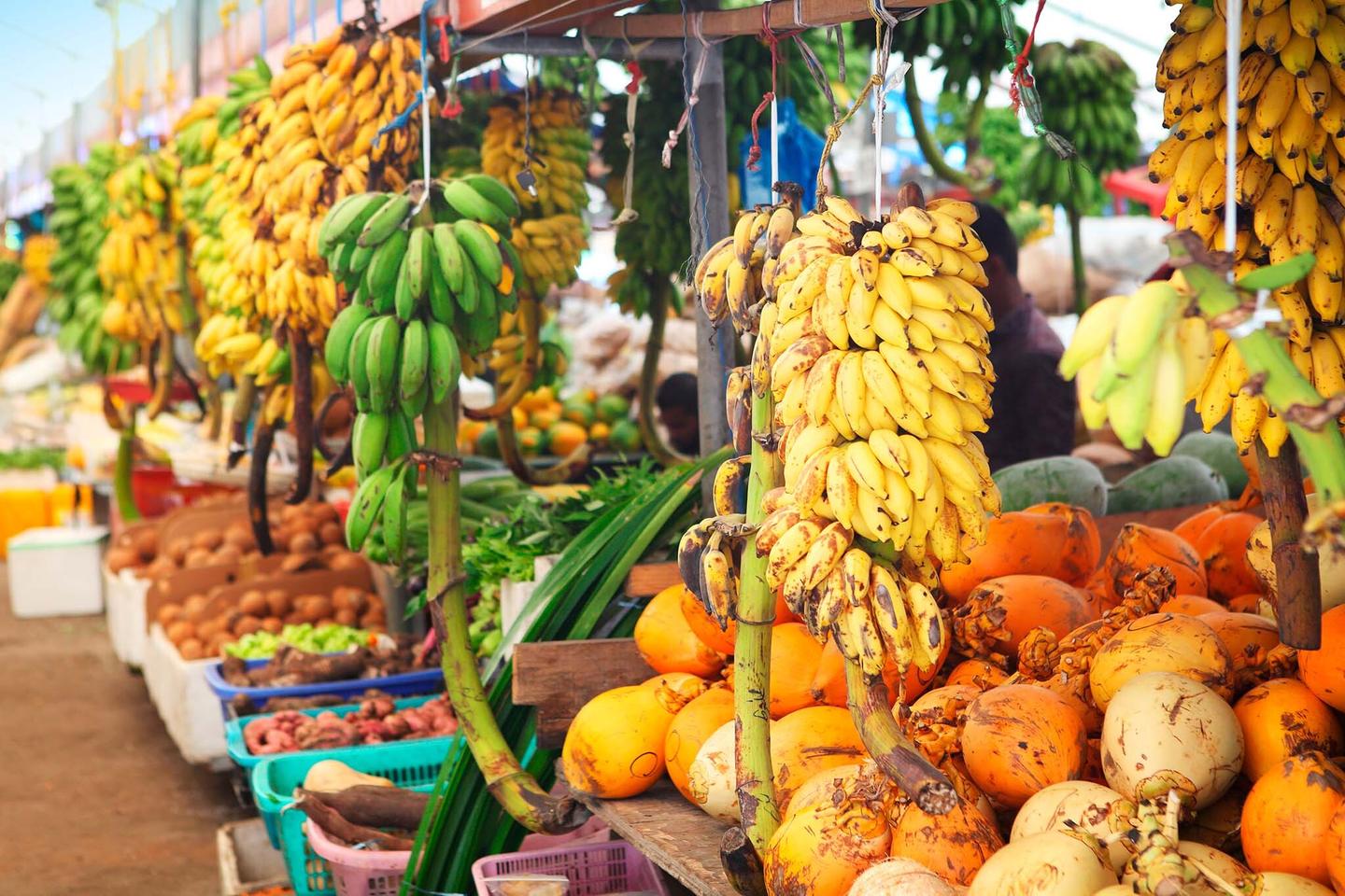 Frisches Obst auf einem Markt