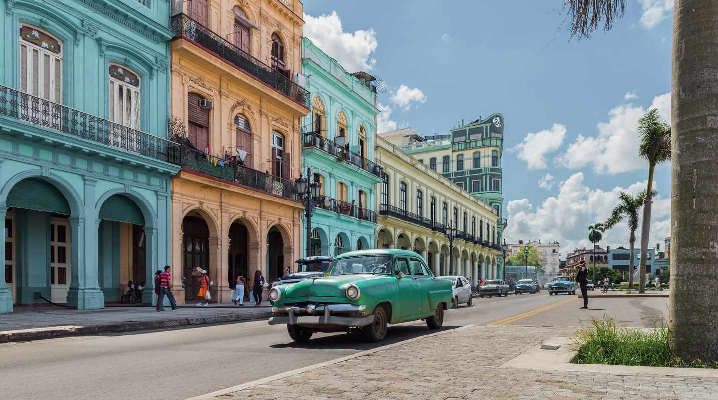 Hauptstraße in Havanna