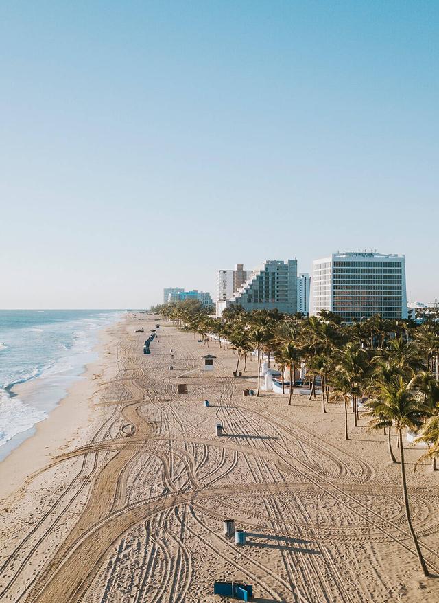 Hotels buchen Lauderdale Strand bei Sonnenaufgang