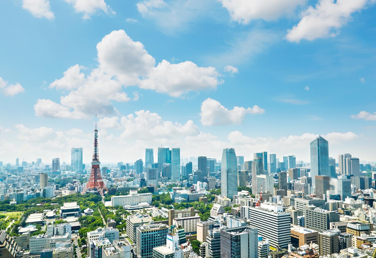 Tokio Skyline Aussicht