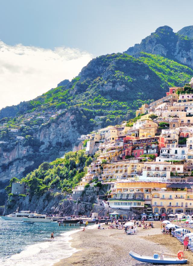 Positano an der Amalfiküste, Italien