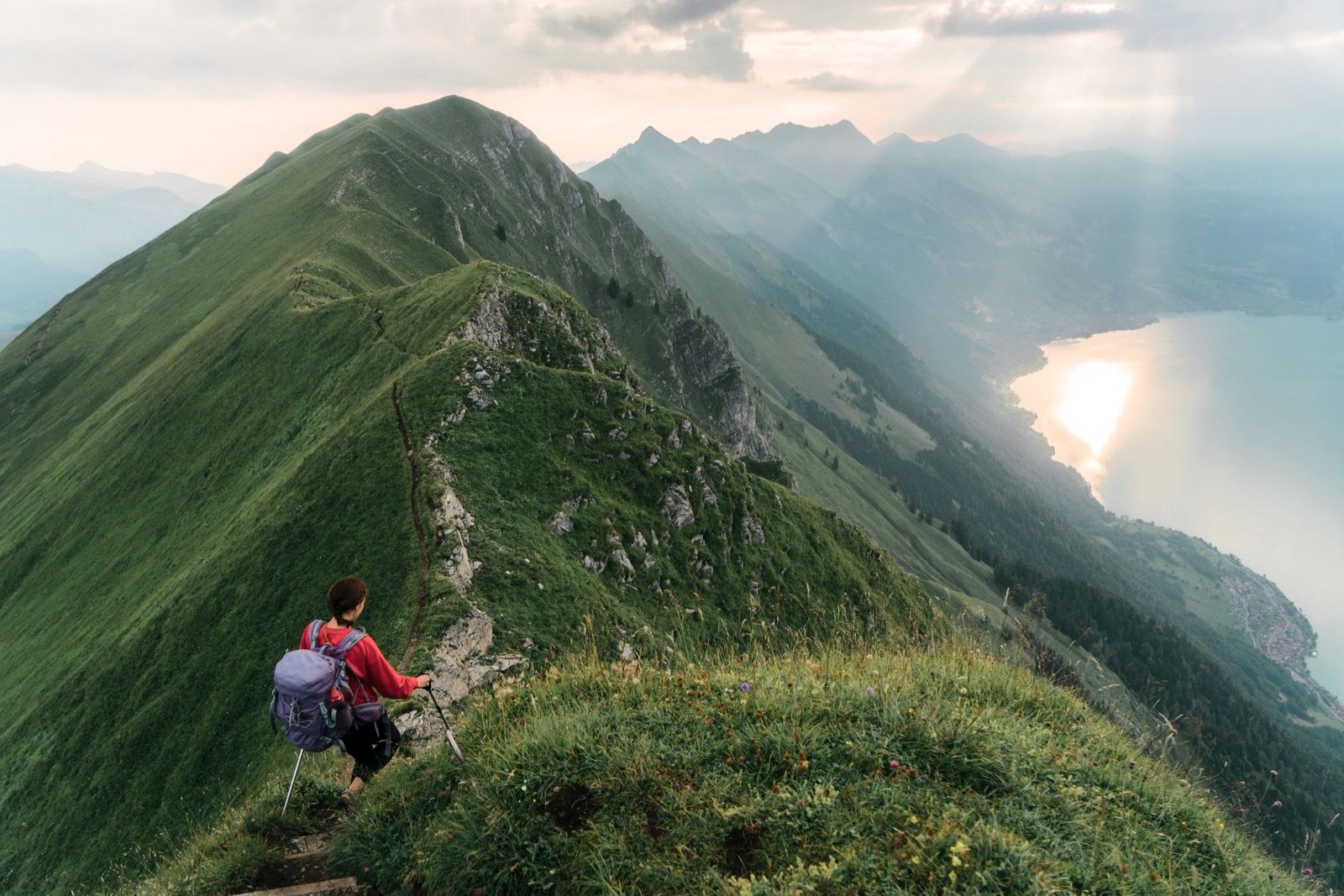 Wandern in den Schweizer Alpen