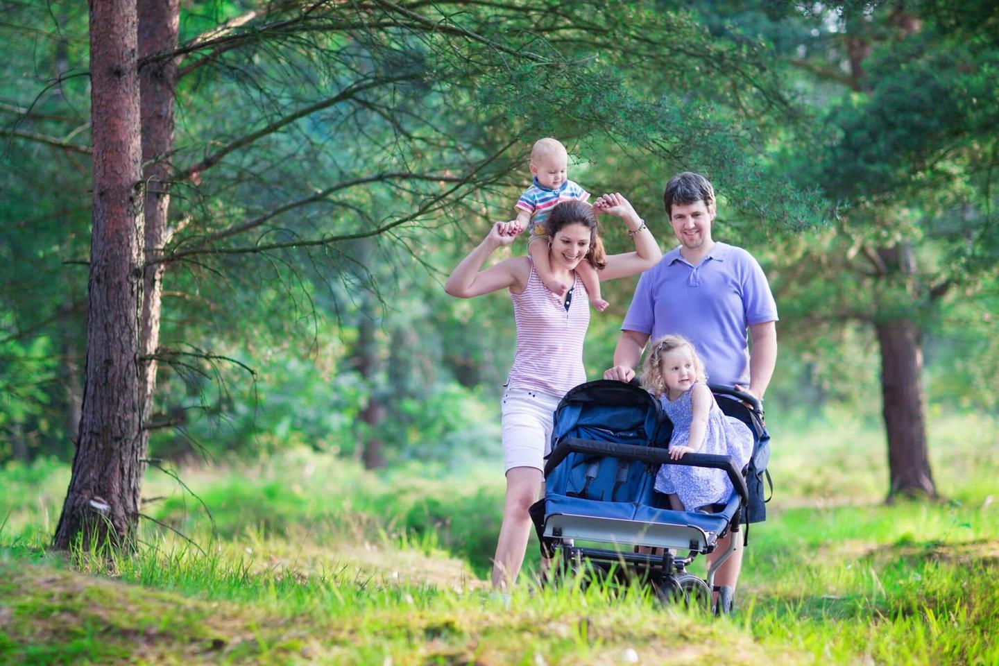 Wandern mit Kinderwagen