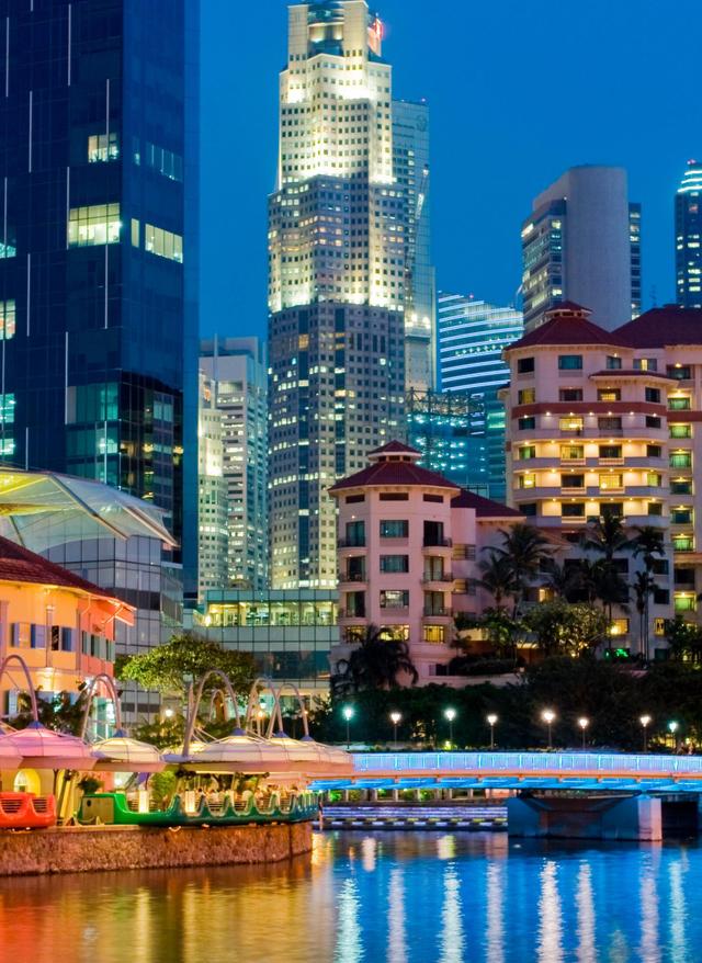 Skyline von Singapur