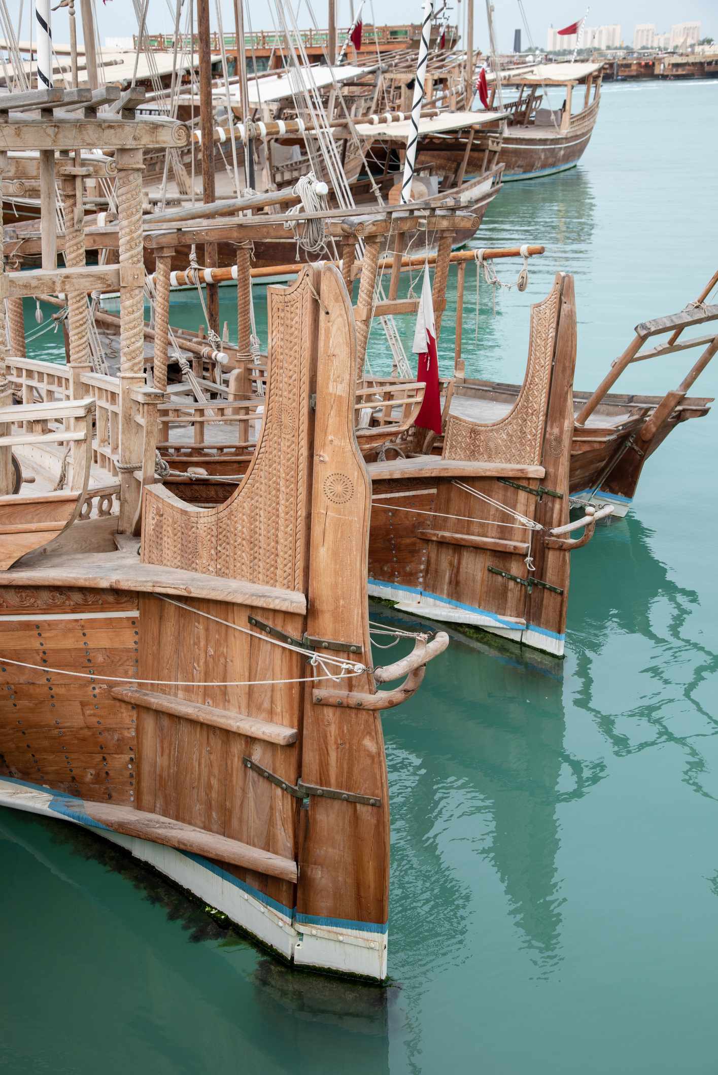 Boote in Doha