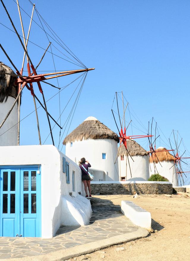 Hotel auf Mykonos buchen Windmühlen auf Mykonos