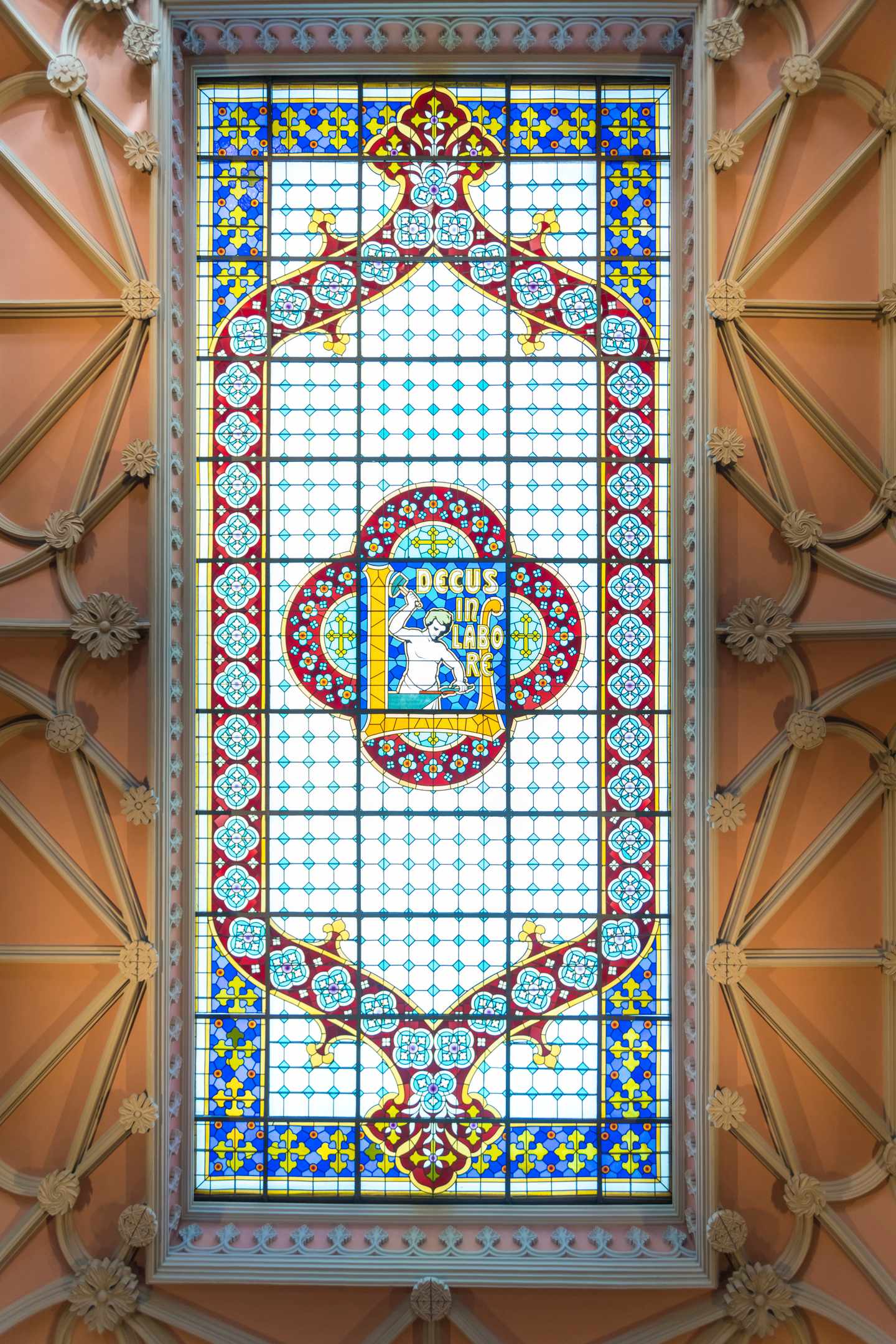 Porto Urlaub: Buntglasfenster im Livraria Lello
