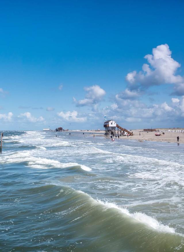 Pfahlbauten in Sankt Peter-Ording 