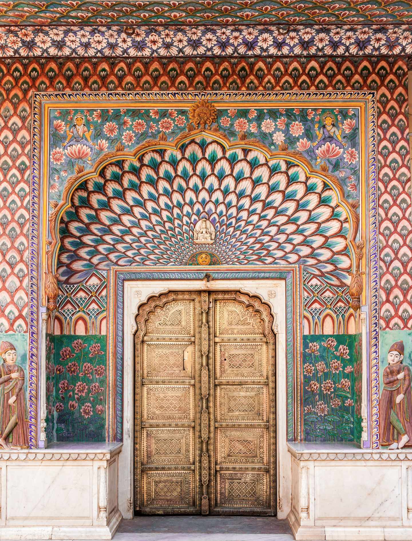 Lotus Tor im City Palace