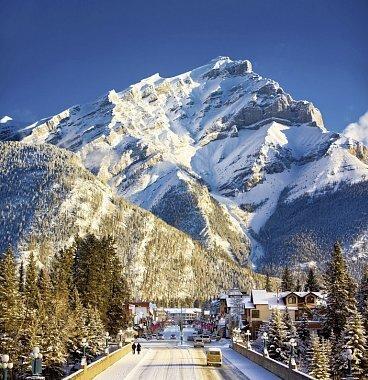 Kanada-Alberta-Skigebiet