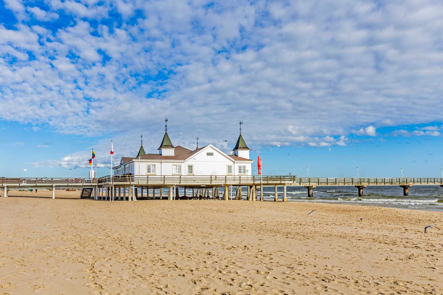 Hotels auf Usedom: Strand und Pier von Ahlbeck