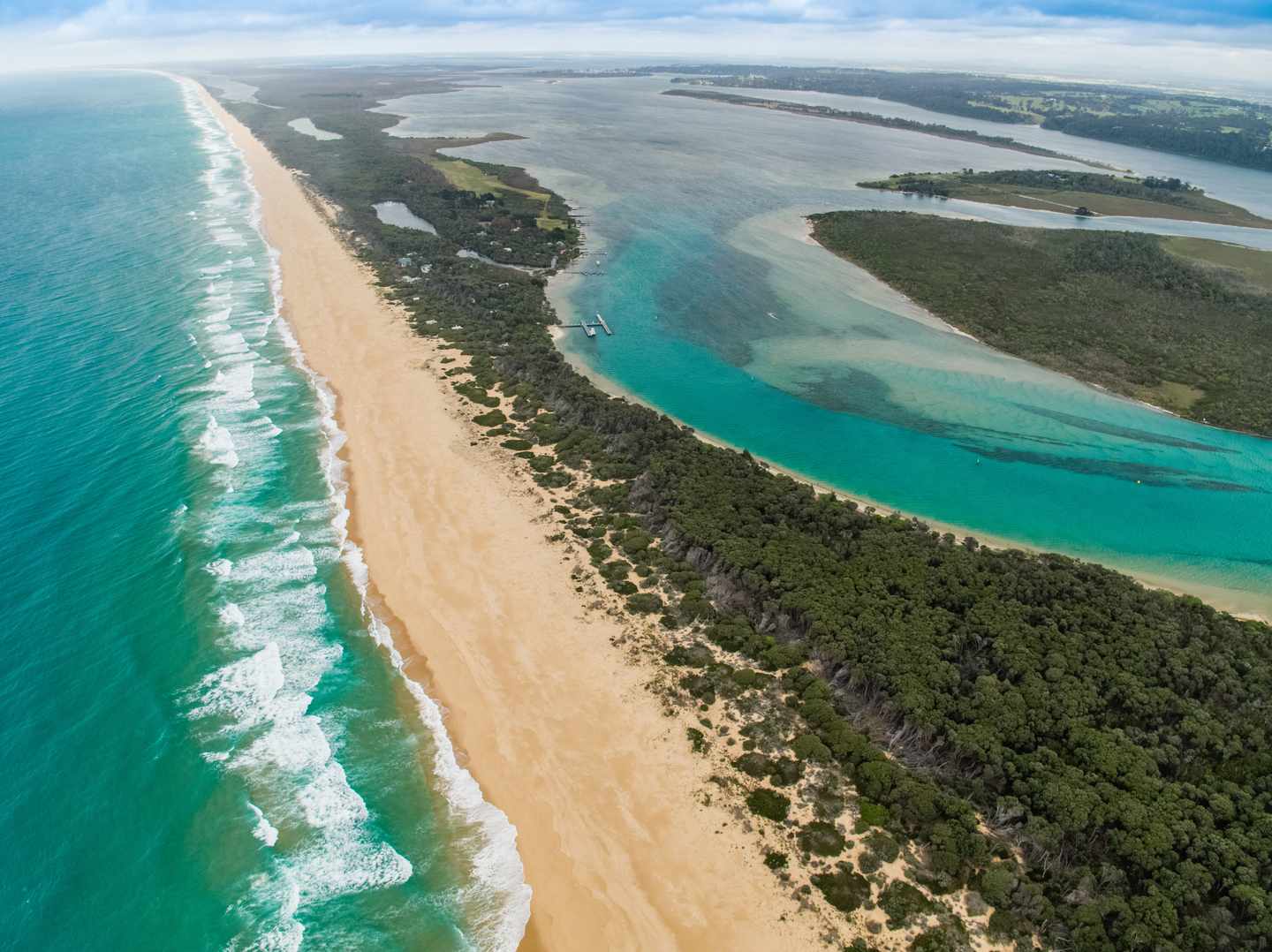 Ninety Mile Beach Gippsland in Victoria - Australien