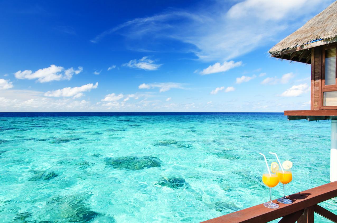 Cocktail mit Aussicht