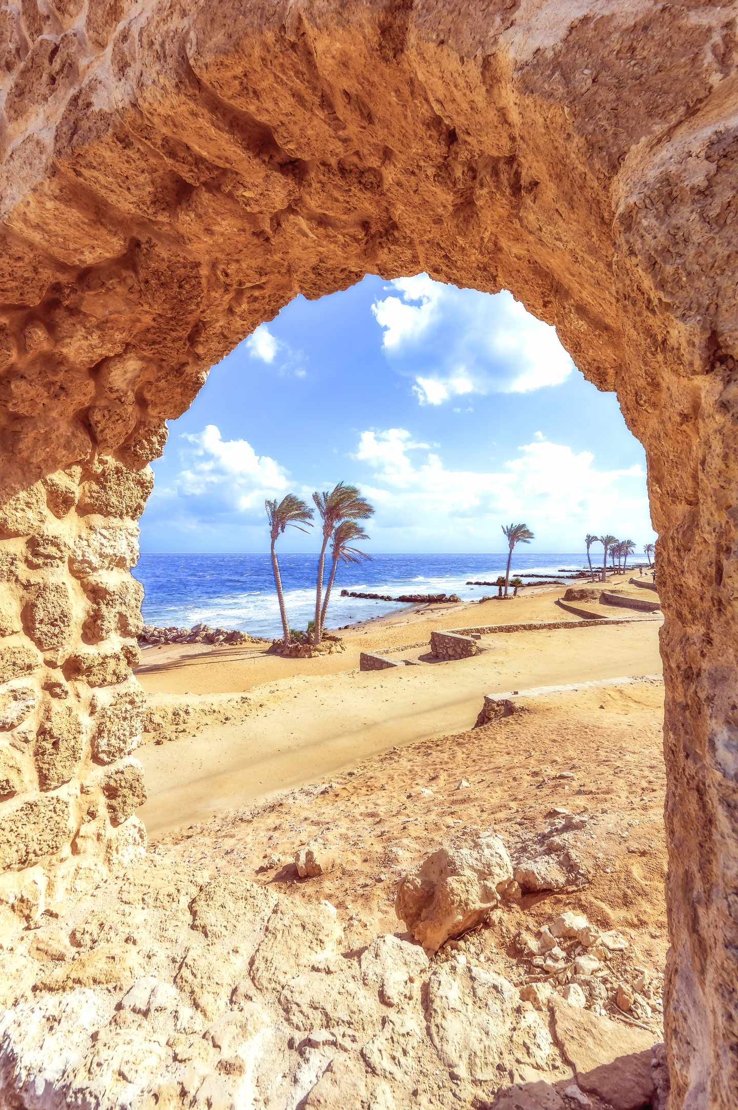 Hurghada Urlaub: Sandstrand von Sahl Hasheesh am Roten Meer