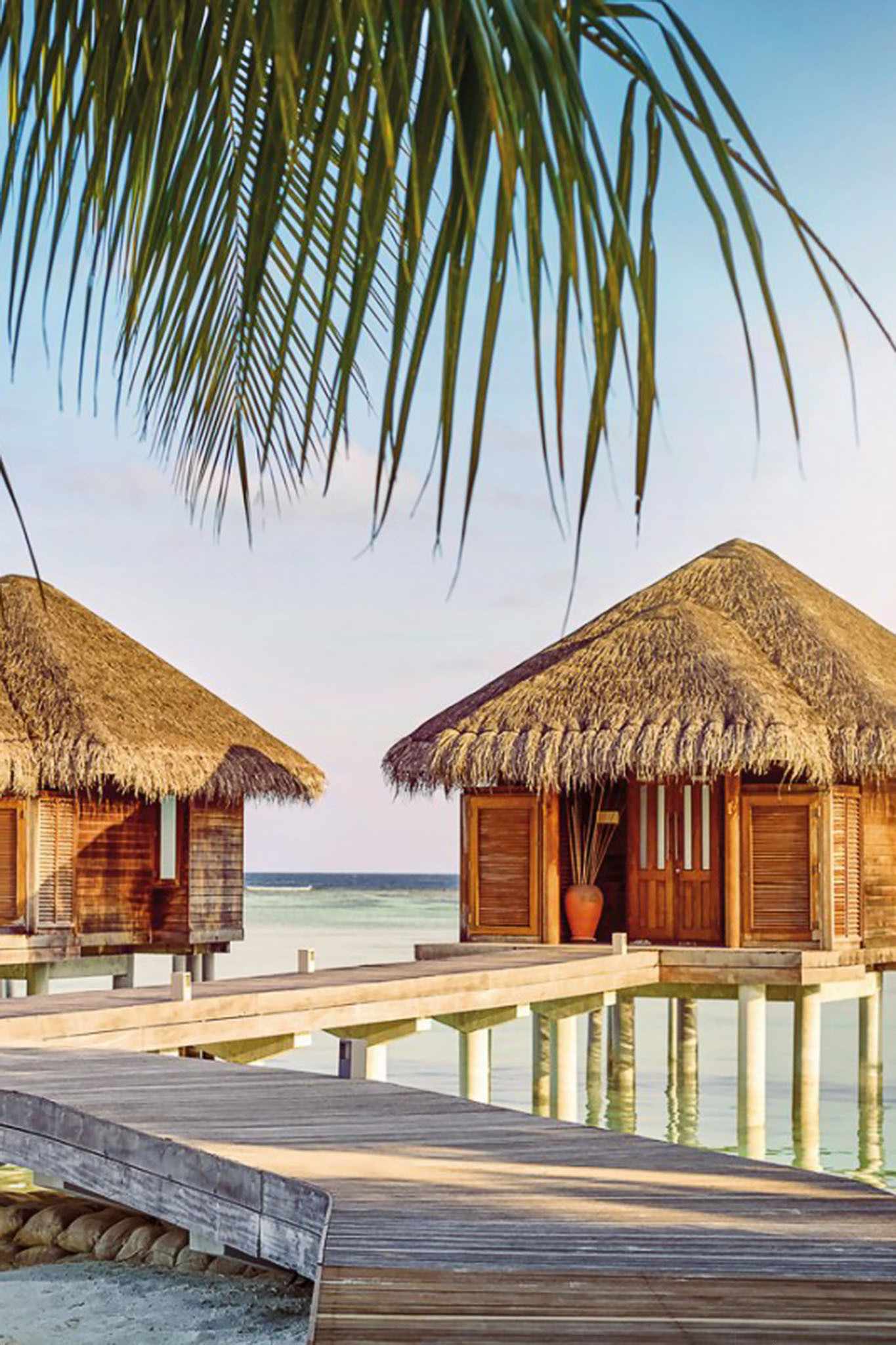 Wasserbungalows im LUX* South Ari Atoll