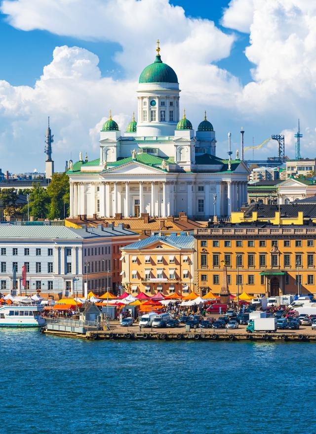 Blick auf Helsinki, Finnland
