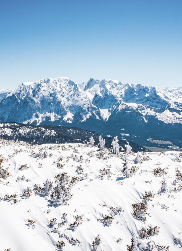 Alle Hotels entdecken Skiurlaub in der Steiermark - Blick auf die winterliche Berglandschaft