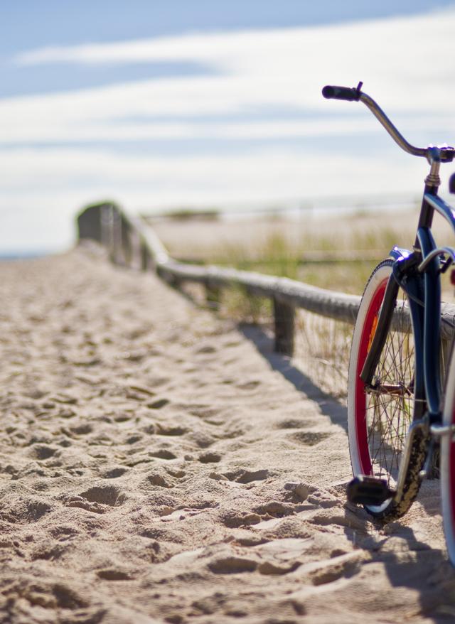 Rad an der Nordsee