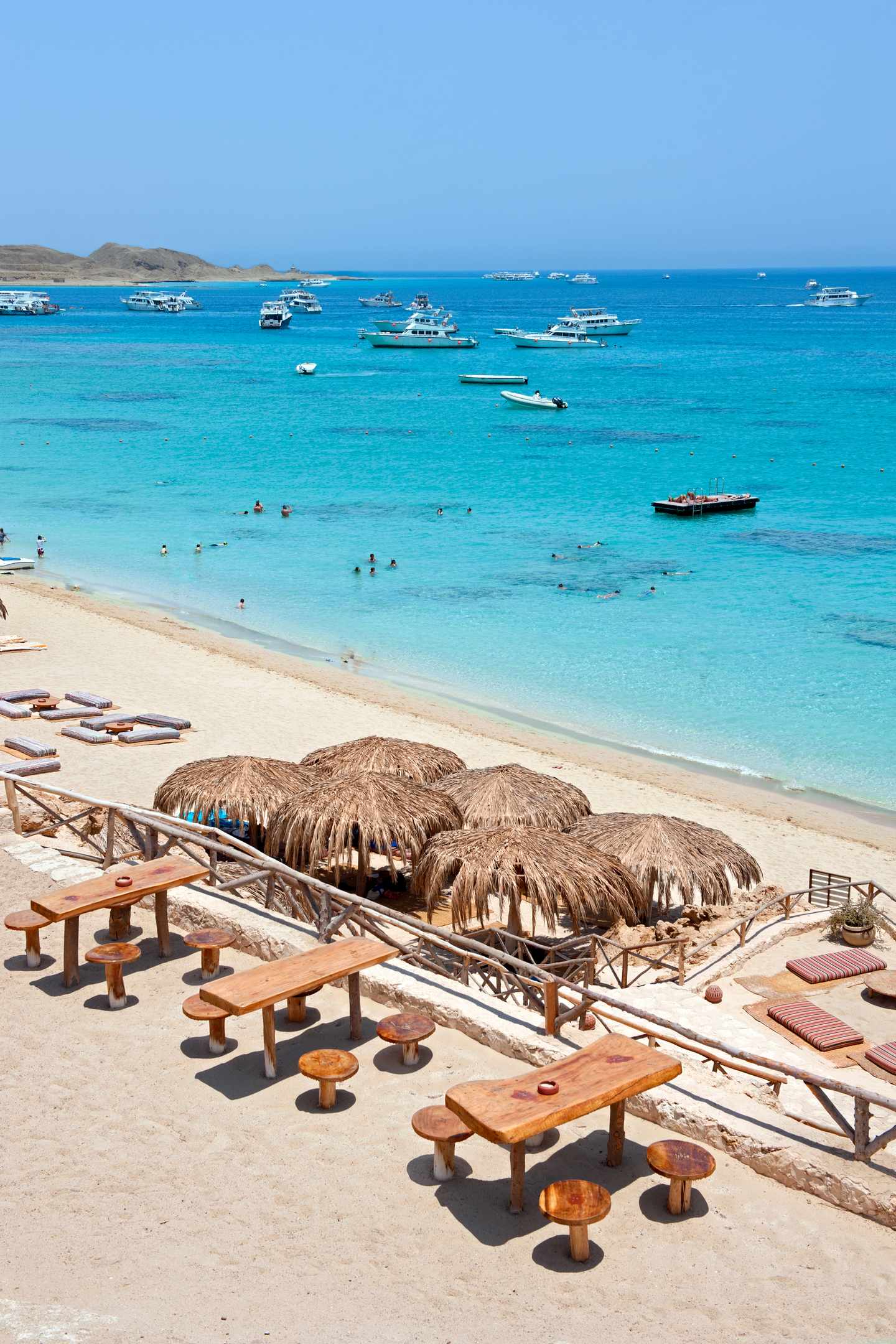 Hurghada-Urlaub: Sandstrand von Giftun Island bei Hurghada am Roten Meer