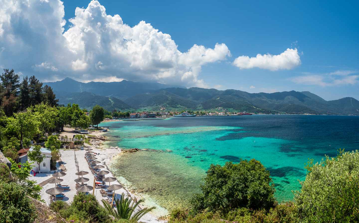 Thassos Hotels: Panoramablick
