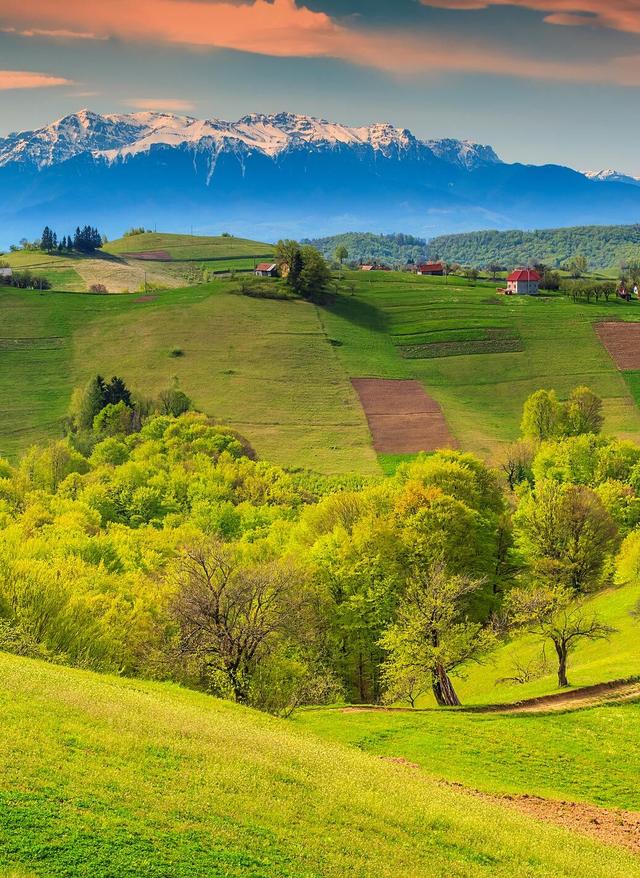 Landschaft in Siebenbürgen, Rumänien
