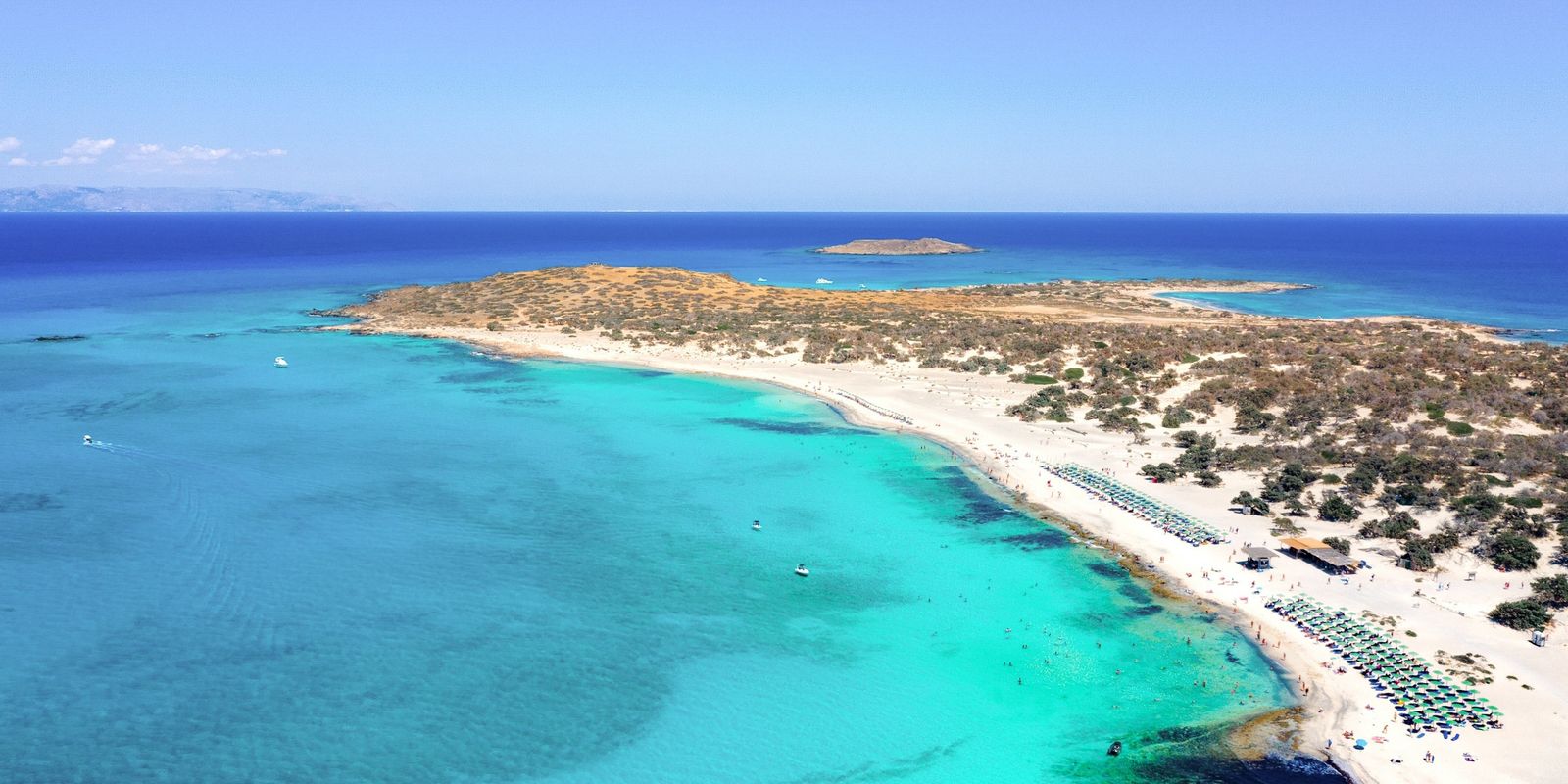 Die unbewohnte Insel Chryssi vor Kreta