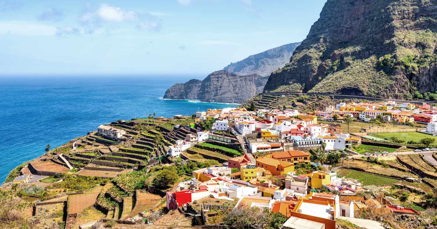 Küstenort auf La Gomera