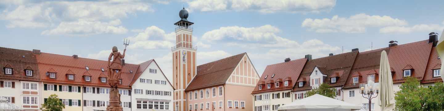 Marktplatz in Freudenstadt im Schwarzwald