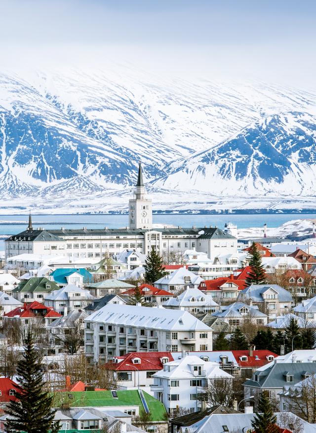 Reykjavik im Winter