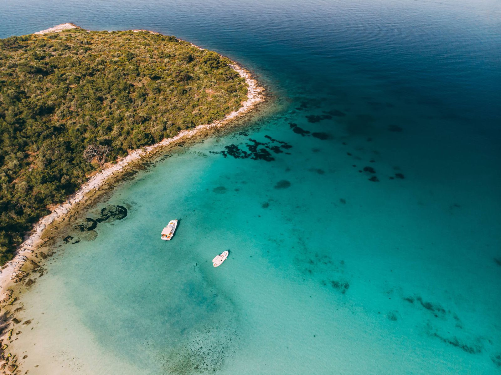 Schöner Strand an der Türkischen Riviera