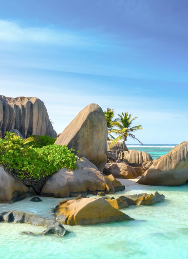 Angebote entdecken Seychellen Strand, Felsen, Meer