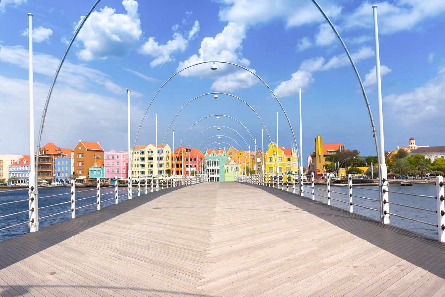 GettyImages-1092723816.jpg Schwimmende Pantoon Brücke in Willemstad, Curaçao