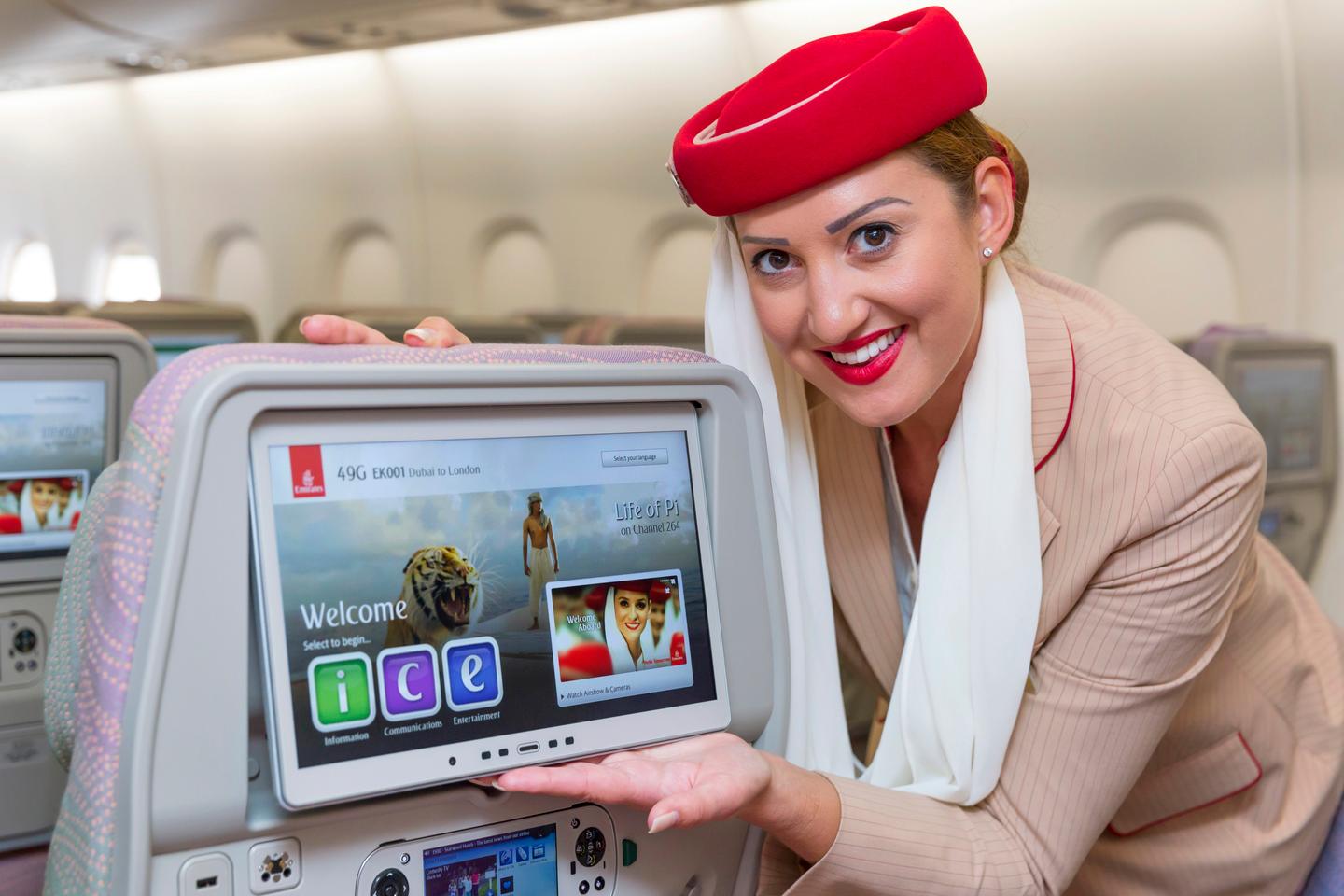 Emirates largest economy screen